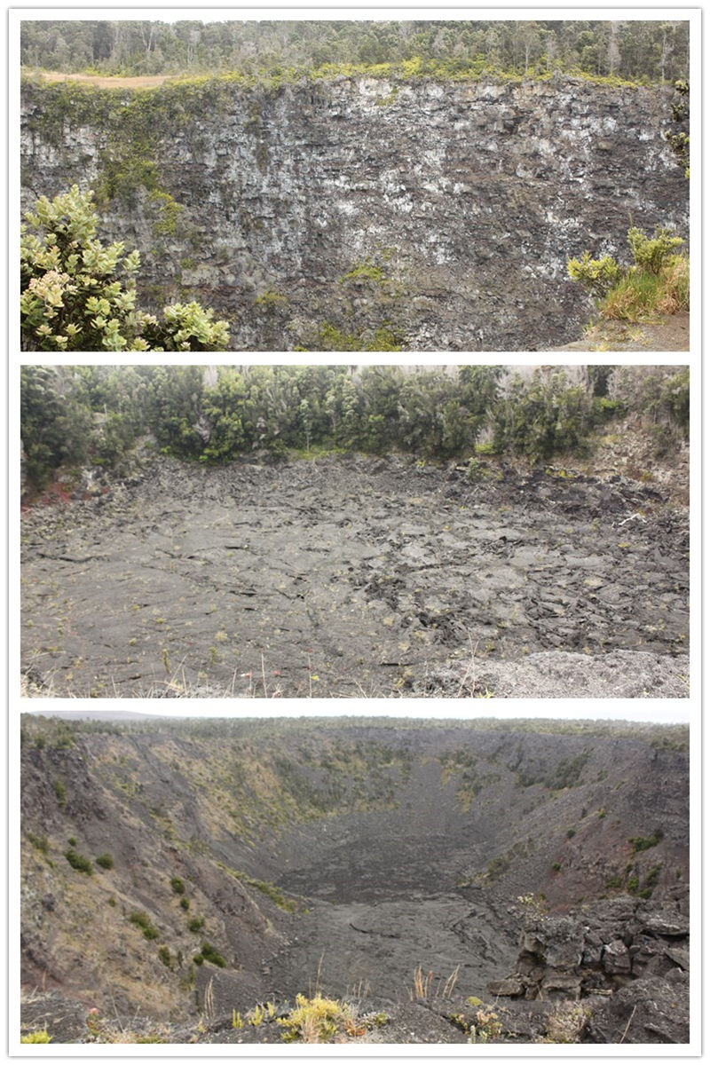 各种锅状火山口