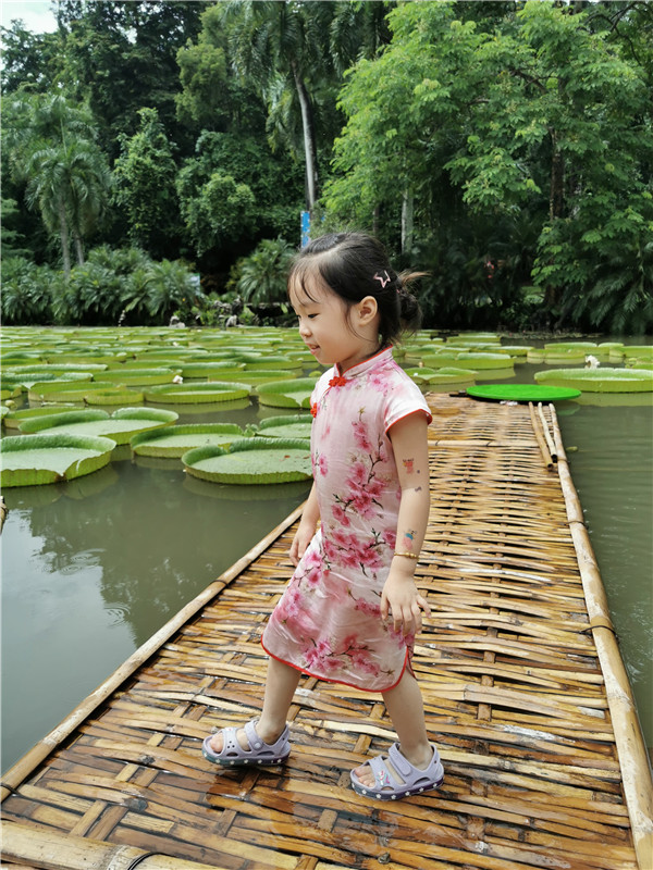 桃子在植物园