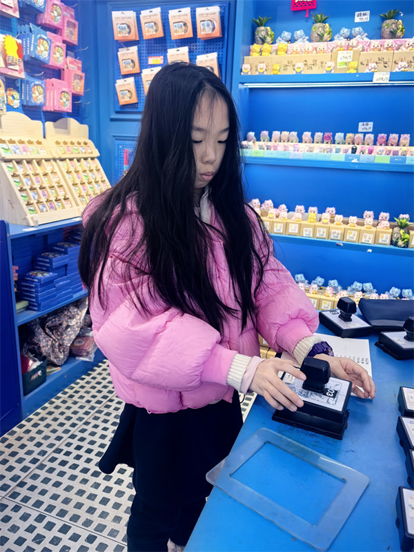 桃子盖章